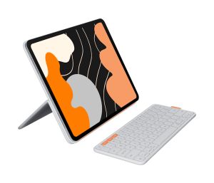 Logitech Flip Folio QWERTY Italiano Bluetooth Gris claro