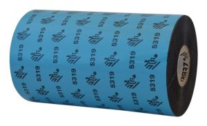 Zebra 5319 performance Wax cinta térmica 450 m Negro