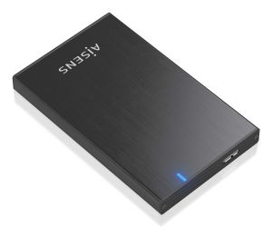 AISENS Caja externa 2.5" ASE-2527B 9.5mm SATA a USB 3.0/USB3.1 Gen1, Negro
