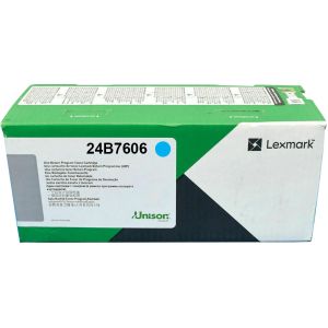 Lexmark 24B7606 cartucho de tóner 1 pieza(s) Original Cian