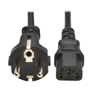 Eaton P054-03M-EU cable de transmisión Negro 3 m CEE7/7 IEC C13