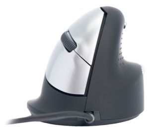  R-Go Tools Ratón ergonómico R-Go HE Break con software de pausa, mediano (tamaño de mano 165-185 mm), diestro, cableado, negro PRODUCTO ABIERTO SIN USAR