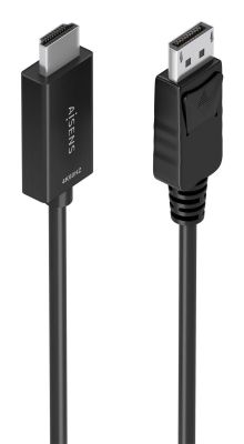 AISENS Cable conversor DisplayPort a HDMI 4K@60Hz, DP/M-HDMI/M, Negro, 1.5m