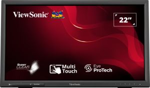 Viewsonic TD2223-2 pantalla para PC 55,9 cm (22") 1920 x 1080 Pixeles Full HD LCD Pantalla táctil Negro