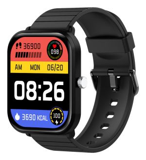 Celly TRAINERMATE2BK Relojes inteligentes y deportivos 5,11 cm (2.01") Digital 240 x 296 Pixeles Pantalla táctil Negro