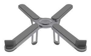 Celly SWMAGICSTANDX soporte para ordenador portátil Soporte para ordenador portátil y tableta Gris Oscuro 40,6 cm (16")