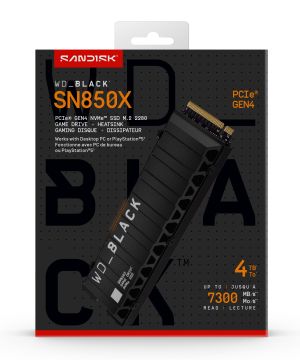 SanDisk WD_BLACK SN850X NVMe 4 TB M.2 PCI Express 4.0