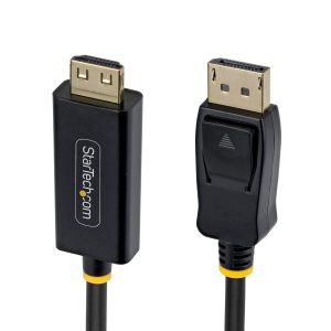 StarTech.com Cable Adaptador DisplayPort a HDMI de 2m con Conectores de Agarre - 4K 60Hz con HDR - Conversor de Vídeo Unidireccional DP a HDMI - Adaptador de Vídeo DisplayPort a HDMI