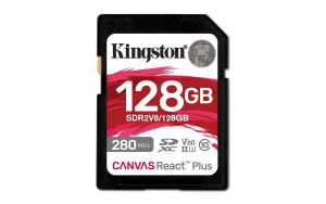 Kingston Technology Canvas React Plus 128 GB SDXC UHS-II Clase 10