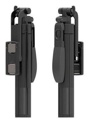 AISENS Palo Tripode Para Selfie Con Mando A Distancia Bluetooth 3 En 1, Negro