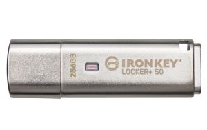 Kingston Technology IronKey Locker+ 50 unidad flash USB 256 GB USB tipo A 3.2 Gen 1 (3.1 Gen 1) Plata