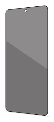 Celly PRIVACYF1165BK protector de pantalla o trasero para teléfono móvil Protector de pantalla para privacidad Samsung 1 pieza(s)
