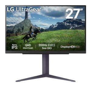 LG 27GS85Q-B pantalla para PC 68,6 cm (27") 2560 x 1440 Pixeles Quad HD Negro