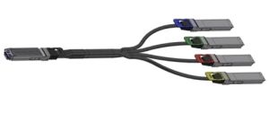 Nvidia MCP7Y50-N001 Cable de fibra óptica e InfiniBand 1 m OSFP 4xOSFP Negro