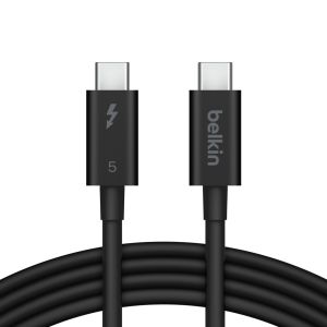 Belkin INZ005HQ1MBK cable Thunderbolt 1 m 120 Gbit/s Negro