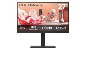 LG 27BA75QB-B.AEU pantalla para PC 68,6 cm (27") 2560 x 1440 Pixeles Wide Quad HD LED Negro