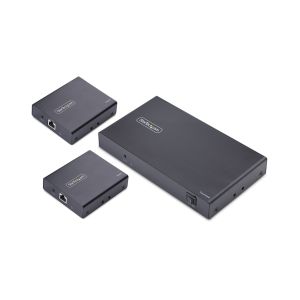 StarTech.com Extensor Divisor de 4 Puertos HDMI 4K 60Hz por Cable CAT6 Ethernet - Juego de Distribución 1x2 HDMI con IR y Power over Cable - Hasta 70m