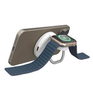 Targus HJ3310WHGL cargador de dispositivo móvil Auriculares, Smartphone, Reloj inteligente Blanco USB Cargador inalámbrico Carga rápida Interior