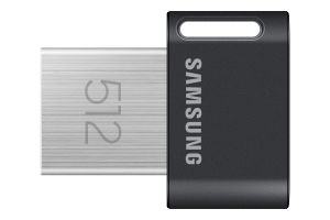 Samsung MUF-512AB unidad flash USB 512 GB USB tipo A 3.2 Gen 1 (3.1 Gen 1) Negro, Acero inoxidable