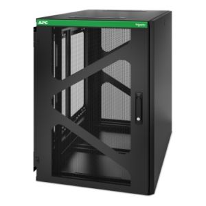 APC AR118SM armario rack 18U Bastidor de pared Negro