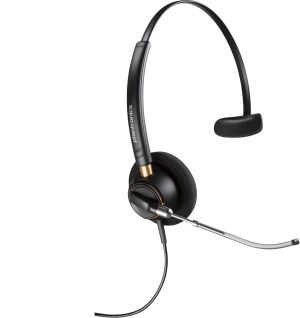 POLY Auriculares monoaurales EncorePro 510V con tubo de voz y desconexión rápida