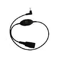 Jabra Adaptor cord QD -> 2.5mm 0,5 m Negro