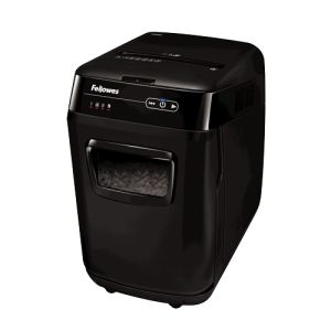 Fellowes AutoMax 200C triturador de papel Corte cruzado 23 cm Negro