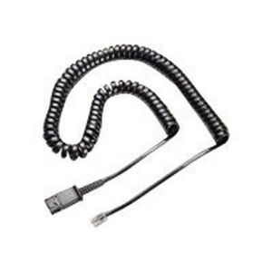 POLY 38340-01 cable telefónico 4 m Negro