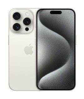 Apple iPhone 15 Pro 15,5 cm (6.1") SIM doble iOS 17 5G USB Tipo C 512 GB Titanio, Blanco