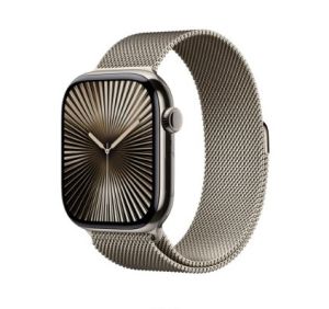Apple Watch Series 10 OLED 46 mm Digital 416 x 496 Pixeles Pantalla táctil 4G Titanio Wifi GPS (satélite)