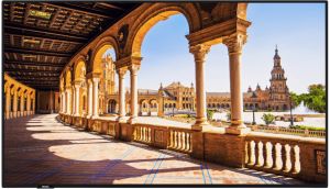 Vestel PF43D-2H Serie PF, pantalla de señalización digital D-LED 16/7 delgada de 43″, Android 9, apaisada, negra