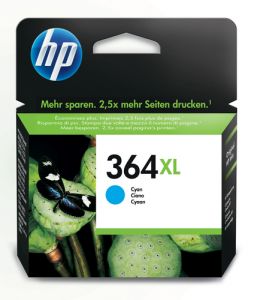 HP Cartucho de tinta original 364XL de alta capacidad cian