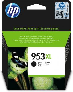 HP Cartucho de tinta Original 953XL de alto rendimiento negro