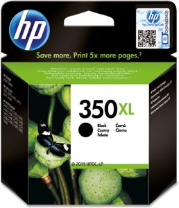 HP Cartucho de tinta original 350XL de alta capacidad negro