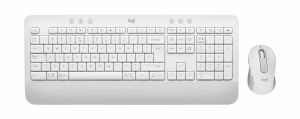 Logitech Signature MK650 Combo For Business teclado Ratón incluido RF Wireless + Bluetooth QWERTY Inglés internacional Blanco