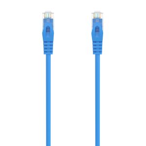 AISENS Cable de Red Latiguillo RJ45 LSZH Cat.6A 500 Mhz UTP AWG24, Azul, 2.0M