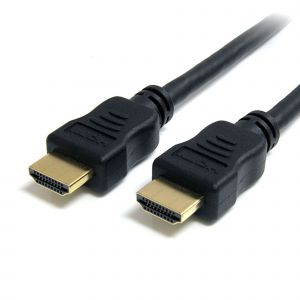 StarTech.com Cable de 2m HDMI - Cable HDMI de Alta Velocidad con Ethernet 4K - HDMI UHD 4K 30Hz - Ancho de Banda de 10,2Gbps - Cable de Vídeo HDMI 1.4 Macho a Macho 28AWG - HDCP 1.4 - Negro