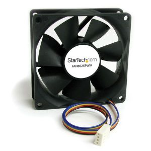 StarTech.com Ventilador Fan para Chasis Caja de Ordenador PC Torre - 80x25mm - Conector PWN
