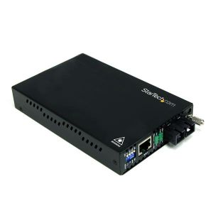StarTech.com Conversor de Medios Ethernet 10/100 Mbps a Fibra Multi Modo Conector SC -2km