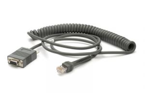 Zebra RS232 Cable cable de señal 2,7 m Gris
