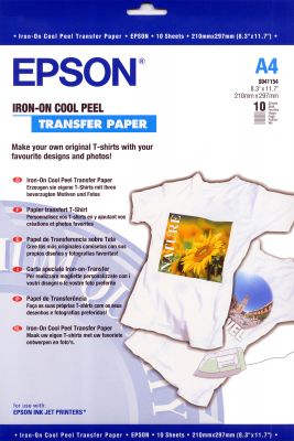 Epson Iron-on-Transfer Paper - A4 - 10 hojas