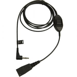 Jabra 8735-019 cable de audio 0,5 m QD 3,5mm Negro