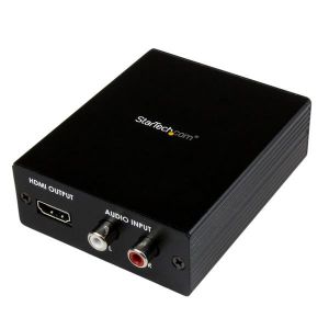 StarTech.com Adaptador Conversor de VGA, Vídeo por Componentes y Audio RCA a HDMI - PC a HDTV
