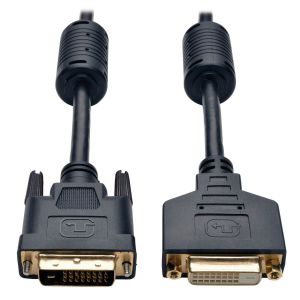 Tripp Lite P562-006 Cable de Extensión DVI de Doble Enlace, Cable para Monitor TMDS Digital DVI (DVI-D M/H), 1.83 m [6 pies]