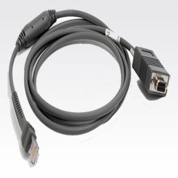 Zebra RS232 Cable cable de señal 2,1 m Gris
