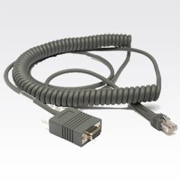 Zebra RS232 Cable cable de señal 3,6 m Gris