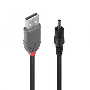 Lindy 70266 cable de transmisión Negro 1,5 m USB A