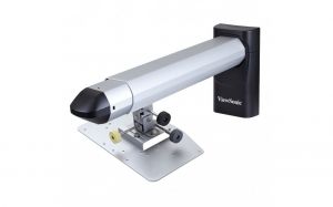 Viewsonic PJ-WMK-401 montaje para projector Pared Negro, Plata