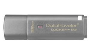 Kingston Technology DataTraveler Locker+ G3 32GB unidad flash USB USB tipo A 3.2 Gen 1 (3.1 Gen 1) Plata