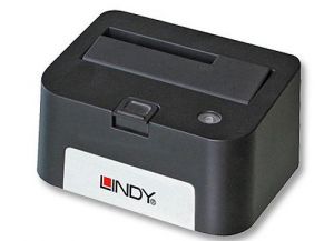 Lindy 42736 base de conexión para disco duro Negro